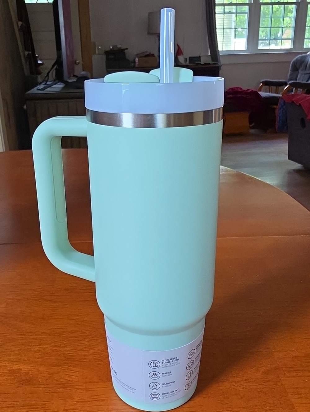 Stanley 30 oz Quencher H2.0 Tumbler - Matcha Cream (Light Green) - Picture 5 of 6